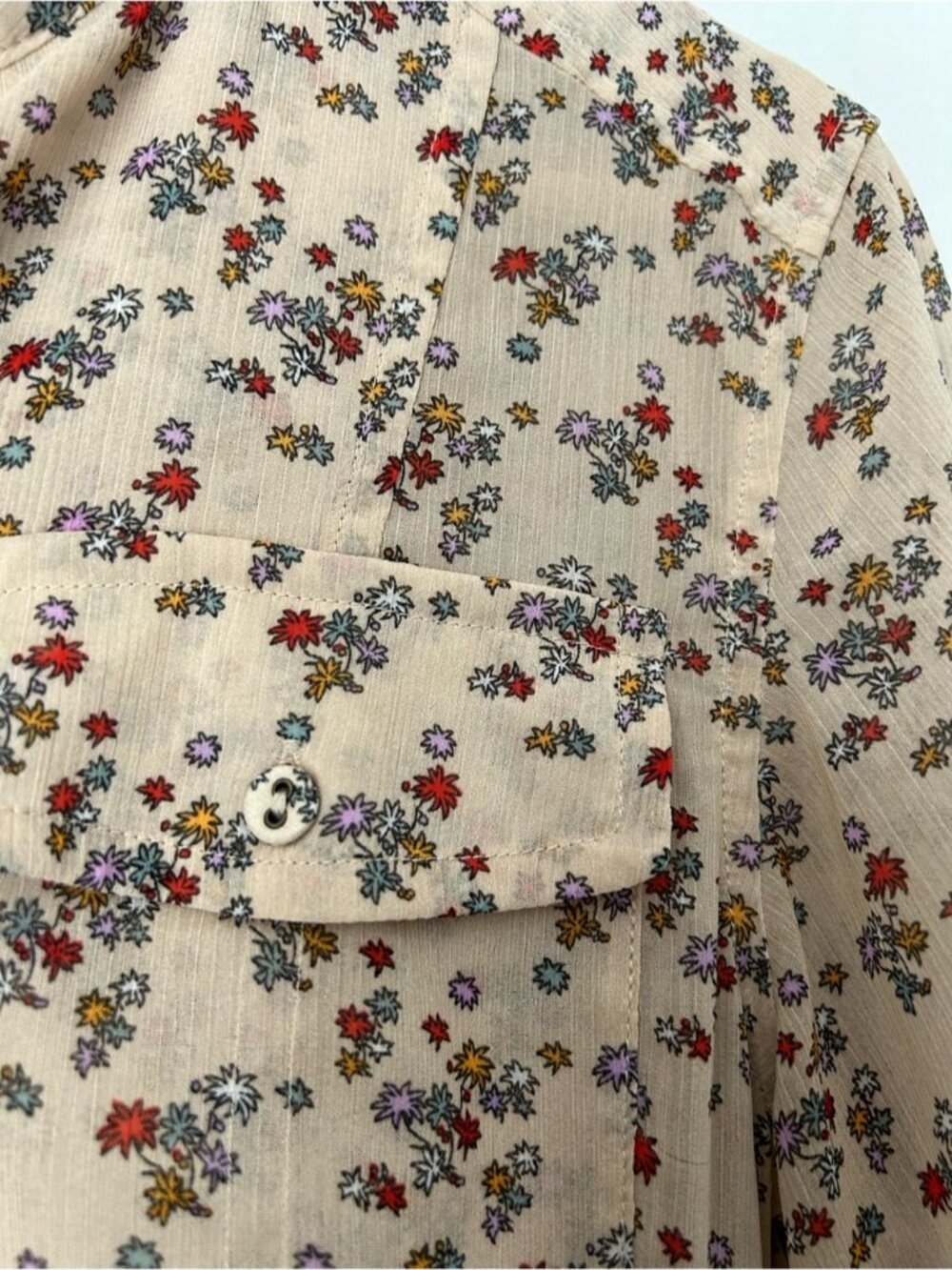 Uniqlo Tomas Maier Chiffon Printed Midi Dress - Picture 6 of 8
